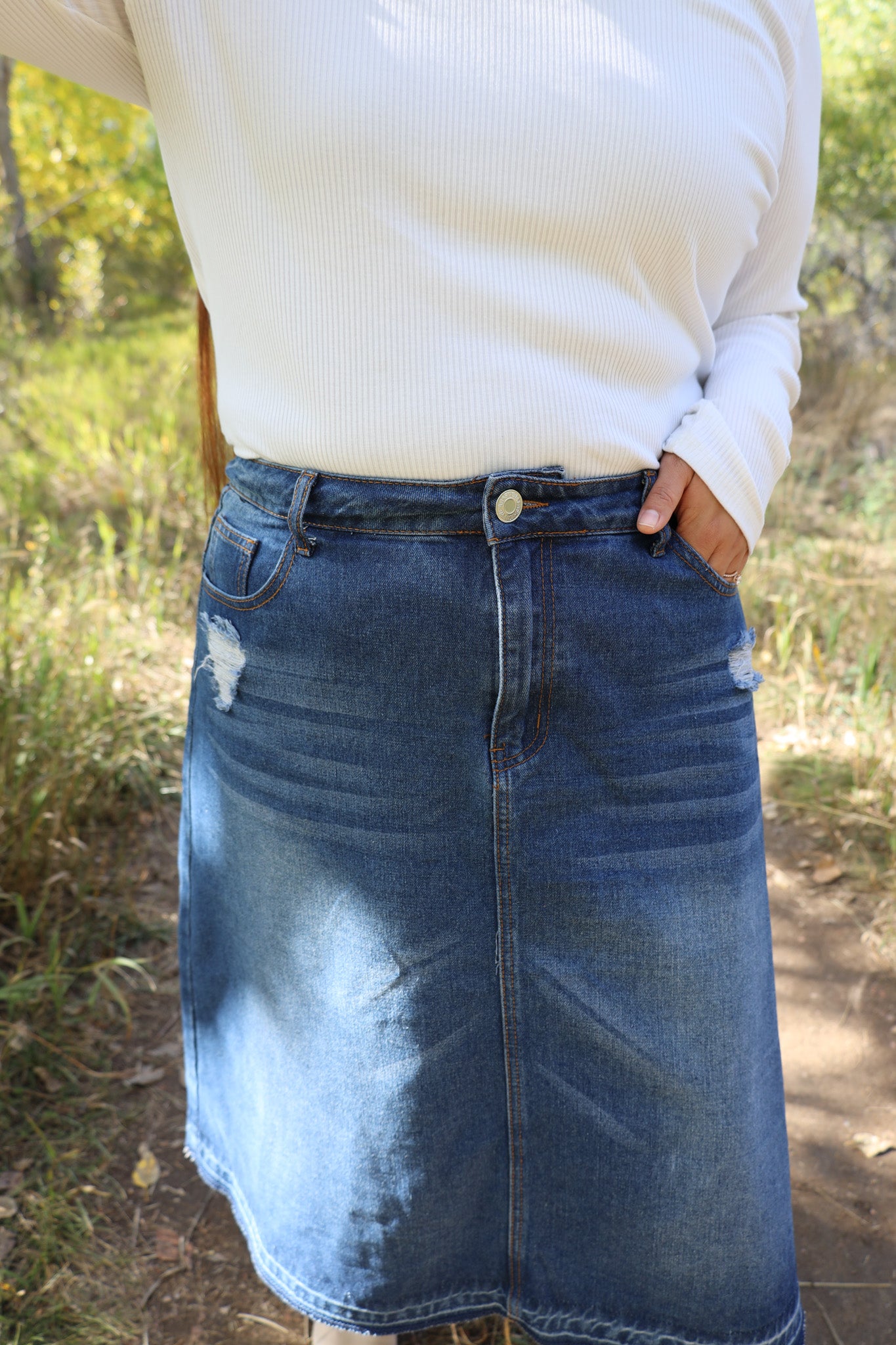 Emilie Denim Skirt