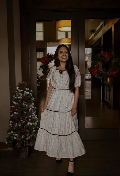 Winter Polka Dot Dress
