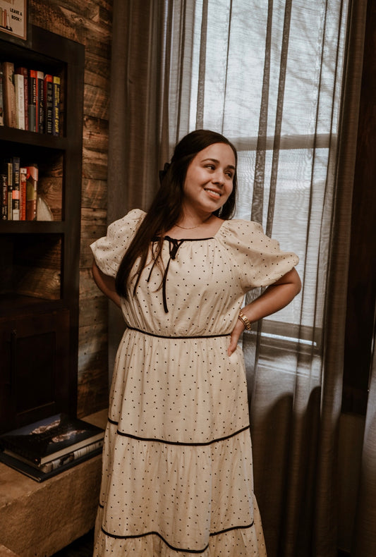 Winter Polka Dot Dress