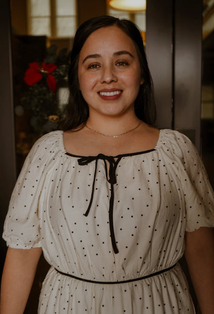 Winter Polka Dot Dress