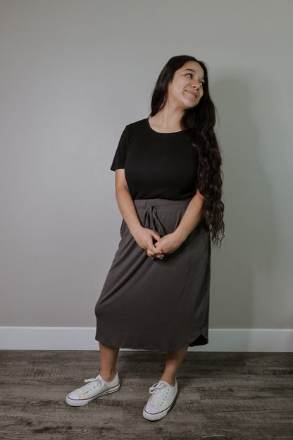 Ash Grey Everyday Skirt