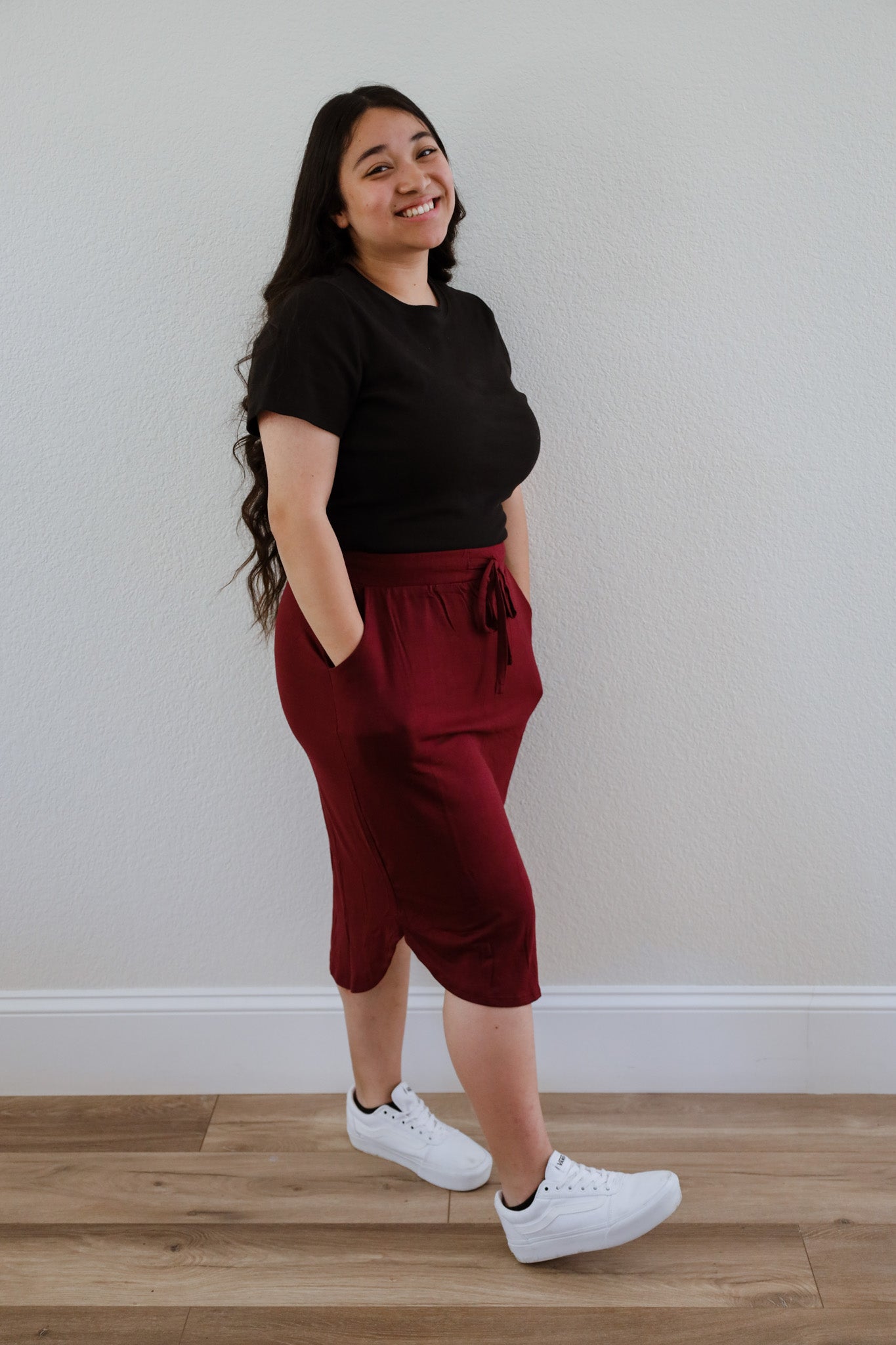 Burgundy Everyday Skirt