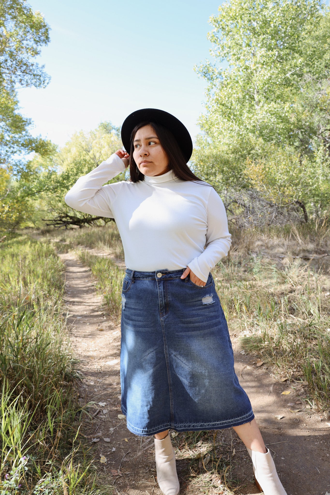 Emilie Denim Skirt