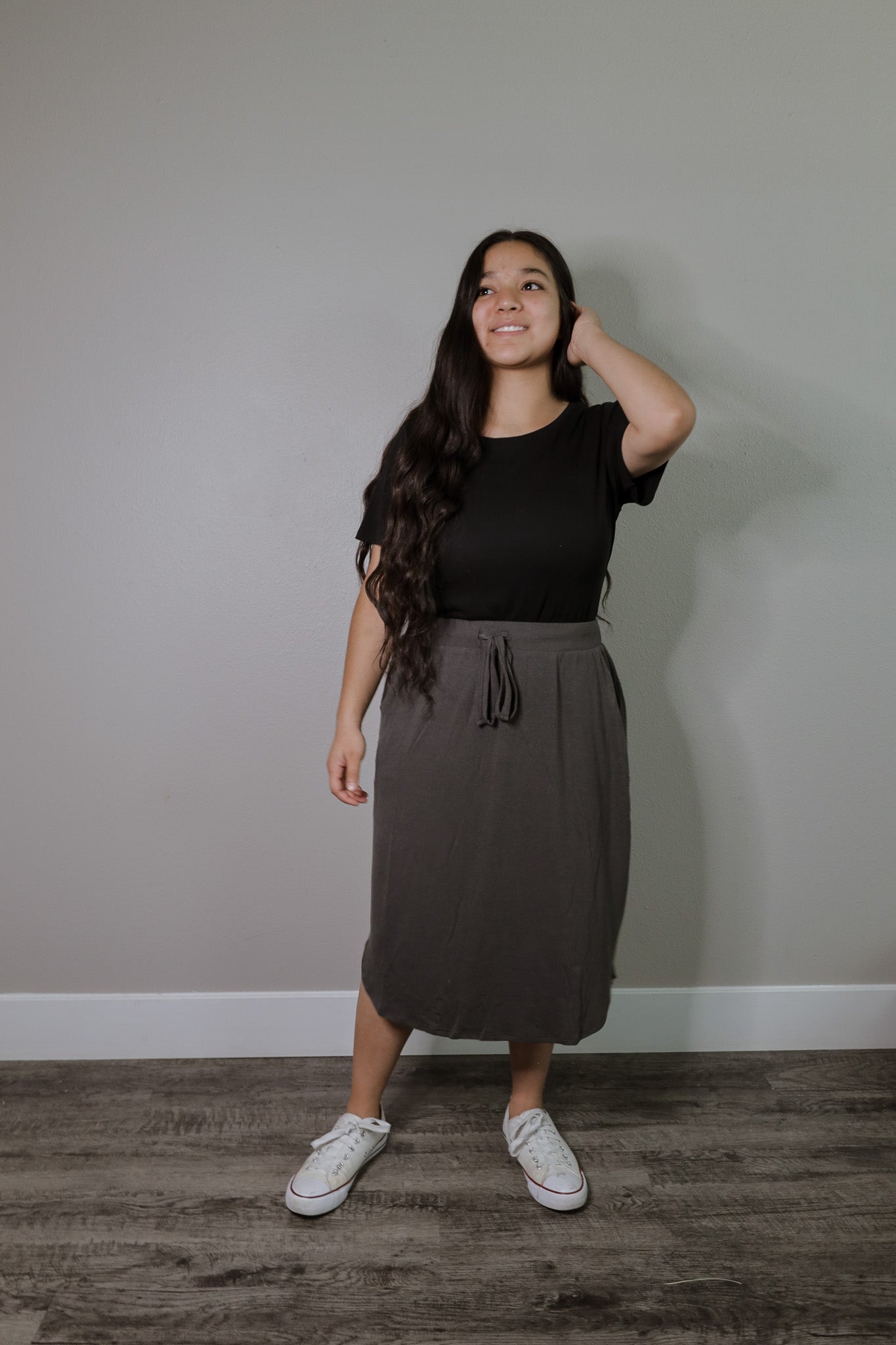 Ash Grey Everyday Skirt