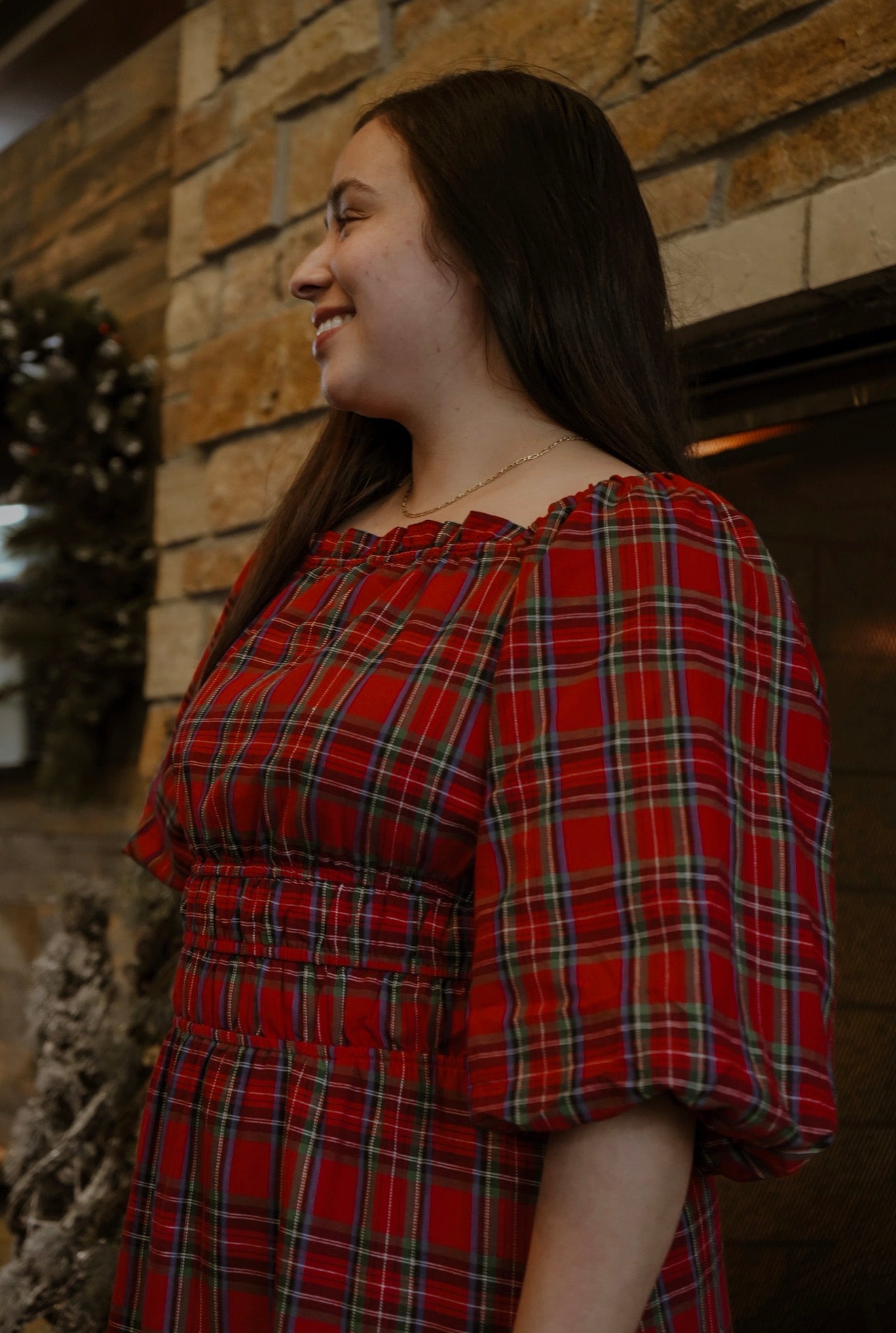 Holly Plaid Dress