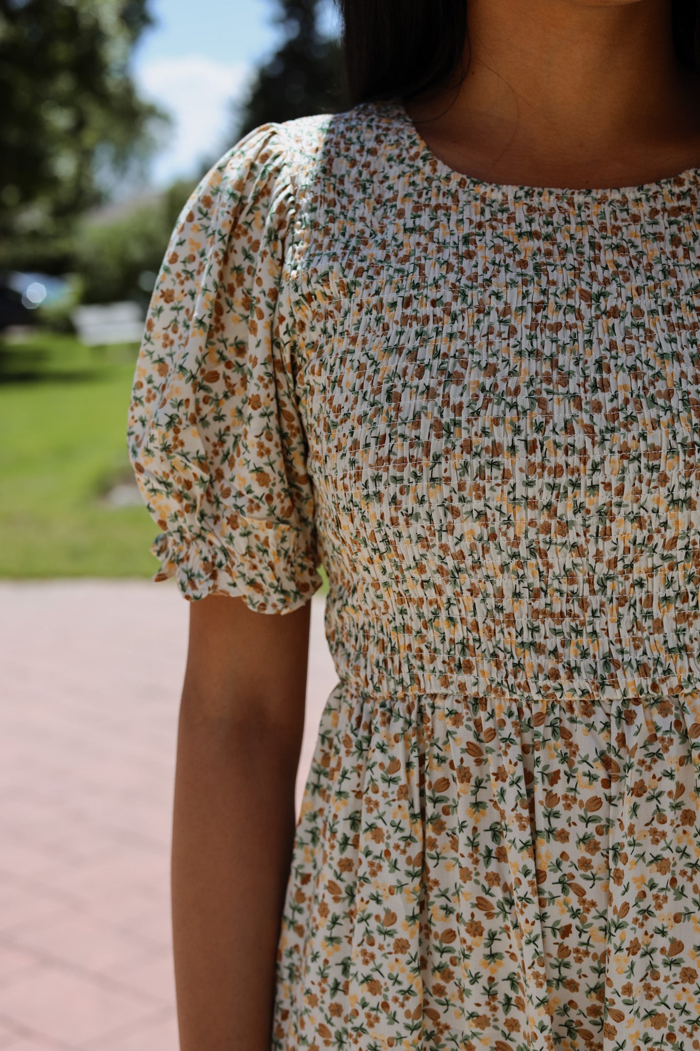 Floral Bliss Smocked Dress